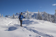 Schneeschuhwanderung in den Alpen