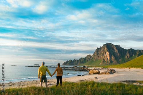 Photo: couple walking couple walking