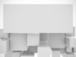 Photo: 3d white abstract background 3d white abstract background
