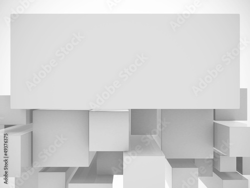 Photo: 3d white abstract background 3d white abstract background