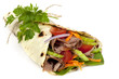 Photo: Beef Wrap Sandwich Isolated Beef Wrap Sandwich Isolated