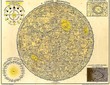 Map of the Moon, vintage