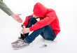 Teenager mit Suchtproblem