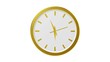 Horloge or - 5 minutes avant 18h