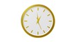 Horloge or - 12 heures