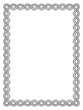 simple black ornamental decorative frame