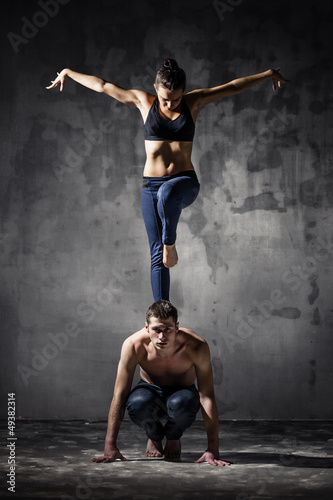 Photo: Two dancers Two dancers