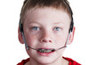 Boy with braces