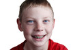 Boy with braces