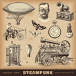 Steampunk design elements