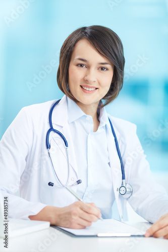 Photo: Portrait of a doctor Portrait of a doctor