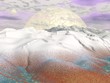 Illustration: Fantasy winter landscape - 3D render Fantasy winter landscape - 3D render