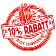 Stempel 10% Rabatt