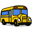 Cartoon Car 65 : School Bus