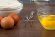Set of products for preparation of pancake dough
