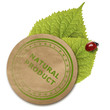 Eco paper sticker