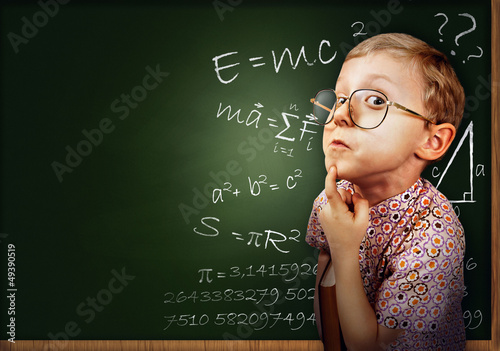 Photo: Clever pupil boy portrait Clever pupil boy portrait