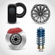 Vector: car parts vector icons set 1 car parts vector icons set 1