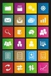 back office metro style icon sets