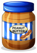 A jar of peanut butter