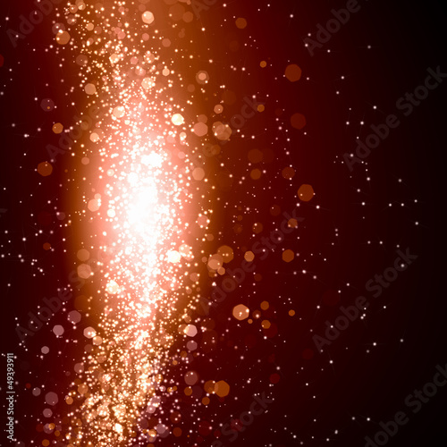 Illustration: Red abstract light background Red abstract light background