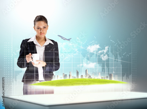 Photo: High-tech in business High-tech in business
