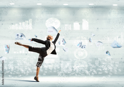 Photo: image of pretty businesswoman image of pretty businesswoman