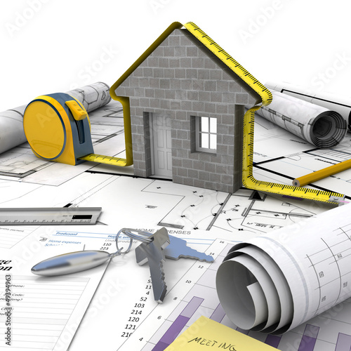 Illustration: Home building process Home building process
