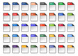 Filetype Icons - Design ''Kapiku Blank'' - Set 3
