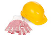 hard hat and gloves