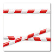 Flatterband rot weiß