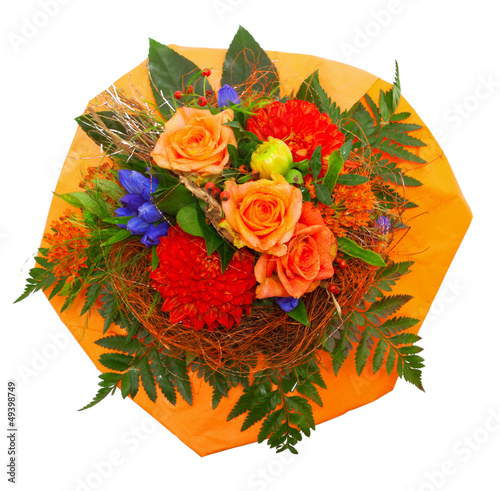Photo: Flower bouquet. Flower bouquet.
