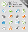 Stickers - Baby icons