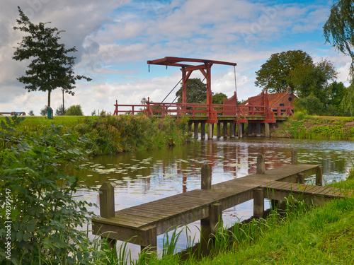 Photo: Old Wooden Drawbridge Old Wooden Drawbridge