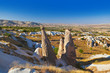 Rock formations in Cappadocia Turkey