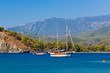 Beach at Phaselis in Antalya, Turkey