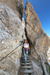Footbridge on Bepi Zac via ferrata