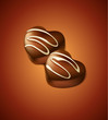 Chocolate candy hearts
