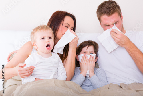 Photo: kranke familie im bett kranke familie im bett