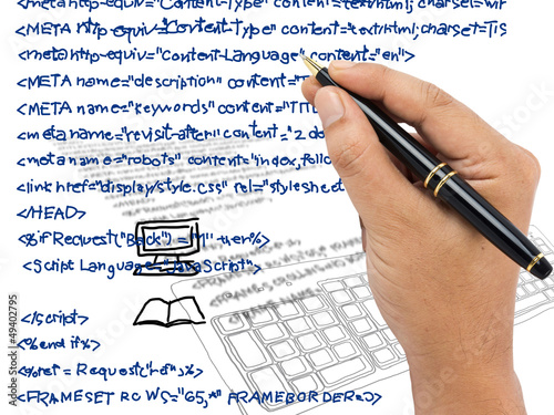 Photo: Computer language Computer language