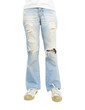 Torn jeans.
