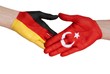 germany and turkey shaking hands