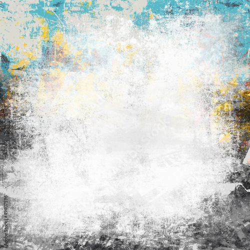 Illustration: Grunge frame with space for text Grunge frame with space for text