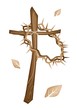 A Crown of Thorns with Fresh Leaves