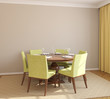 Dining-room interior.