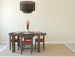 Dining-room interior.