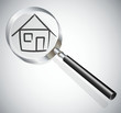Vektor: Immobiliensuche Immobiliensuche