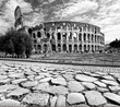 The Majestic Coliseum, Rome, Italy. The Majestic Coliseum, Rome, Italy.