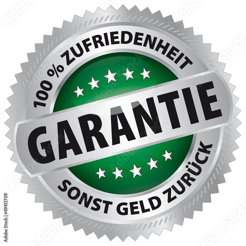 Vector: 100% Zufriedenheit - Garantie - sonst Geld zurück 100% Zufriedenheit - Garantie - sonst Geld zurück