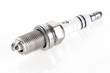 Spark plug on a white background
